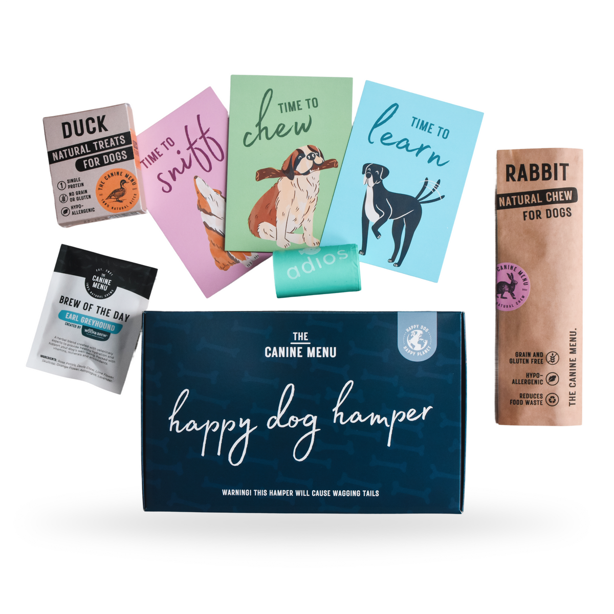 Happy Dog Hamper - tervetulopaketti (6 kpl.)