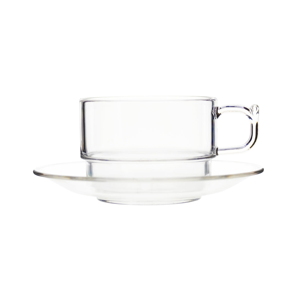 Plastic Coffee cup + Saucer 200ml